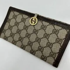 GUCCI オールドグッチ GG GGスプリーム 長財布 PVC 財布 レザー - メルカリ