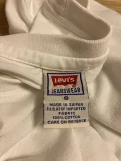 Levi's Jeanswear ホワイト Tシャツ Sサイズ