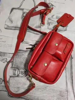 HERZ 特注品 ショルダーバッグ レッドのサムネイル