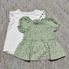 2枚おまとめ　半袖Tシャツ テータテート　UNIQLO 女の子　美品