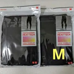 【ユニクロ】ヒートテックタイツ　メンズ　М ブラック　2点