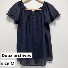 Doux archives シフォンカットソー ネイビーのサムネイル