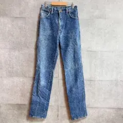ラングラー デニムパンツ ストレート S ブルー 80s ユーズド USA製