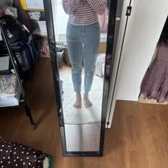 Levis ライトブルーダメージデニムパンツ伸縮性あり　サイズ25