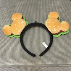 ハンバーガー型カチューシャ　ディズニー　ミッキー