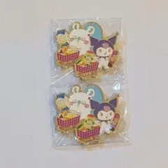 ピンズコレクション　モモンガ　クロミ　ちいかわサンリオコラボ　2個セット
