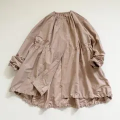 未使用級✨ビアズリー　バルーン袖フレアコート　ベージュ　Fサイズ 25年モデル 未使用級✨ビアズリー バルーン袖フレアコート ベージュ Fサイズ 25年