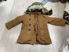 値下げ中デニムダンガリー子供用コート100cmモッズコート