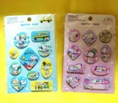 【正規品】スヌーピー ウォーターシール　水シール 2点セット