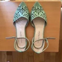 オリエンタルトラフィック＊可愛いアンクルストラップサンダル＊S