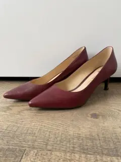 ボルドー　パンプス　ハイヒール　NINE WESTナインウェスト　レッド