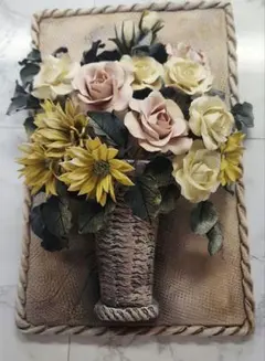 壁掛け　フラワー