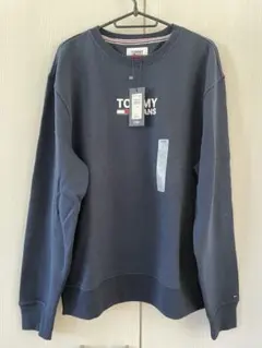 新品 TOMMY JEANS スウェット トレーナー ネイビー M
