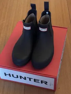 【新品未使用】HUNTER チェルシー ブーツ　箱付き ハンター レディース サイドゴアブーツ WFS2100RMA ウィメンズ