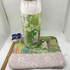 No.27 ユキエモン　ペットボトルカバー＆ハンカチ