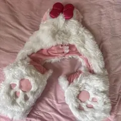 【値下げ中‼️】ディズニー マリーちゃんマフラーキャップ