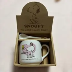 【新品未使用】SNOOPY スヌーピー マグカップ スプーン付き