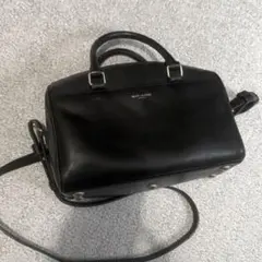 サンローラン ベイビーダッフル 黒 2way ゴールド金具 SAINT LAURENT - Saint Laurent チェリー柄 ベイビーダッフルの通販 by