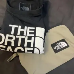 THE NORTH FACE ブラック ロングスリーブTシャツとポーチセット