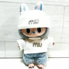海外限定 ぬいぐるみ 洋服 17cm 2点セット 着せ替え ぬい服 ラブブ服
