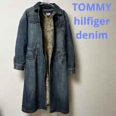 【希少】Tommy hilfiger denim デニム　ロング　コート　多機能