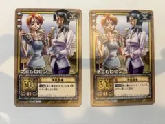 希少　ワンピース カードゲーム ナミ＆ロビン 才色賢美 希少 旧ワンピースカード ナミ&ロビン 才色賢美 - メルカリ