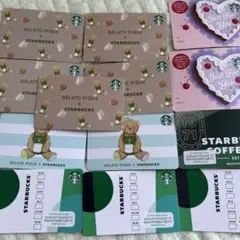 スターバックスカード ジェラピケ バレンタイン　スタバカード