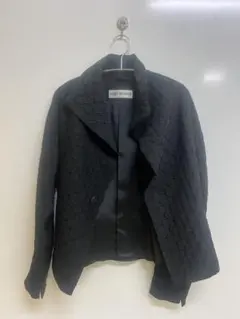 ISSEY MIYAKE me シワ加工 ストレッチ ジャケット 茶 - メルカリ