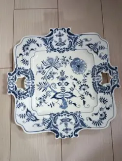 美品✨マイセン / ブルーオニオン ブレッドボード カッティングボード