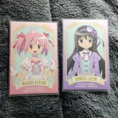 まどマギ ワルプルギスの廻天 ローソンフォト風カードまどか&ほむら