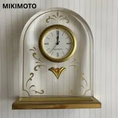 【MIKIMOTO】花柄エングレービング 置時計 Mikimoto 花柄エングレービング 置時計 - メルカリ