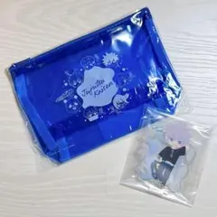 【未使用】 呪術廻戦　セガラッキーくじ　クリアポーチ　アクリルスタンド　五条悟