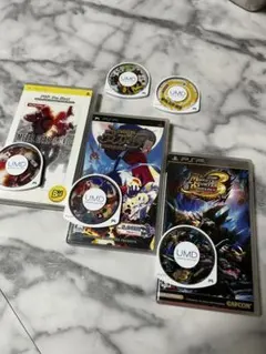 PSP ゲームソフト 5本セット (2本専用の箱無し)
