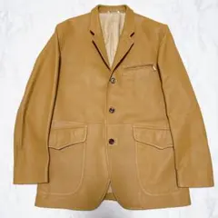 難有良品✨️アクアスキュータム ジャケットスエード キャメル L相当 ウルトラスエードジャケット