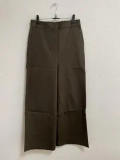 Theory luwxe 綿ワイドパンツ(茶)