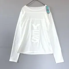 新品タグ付き✨アンナケリー 3Dロゴ ロングTシャツ カットソー ホワイト 38のサムネイル