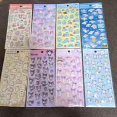 【品薄】ダイソー サンリオ ぷくっとシール 8種セット