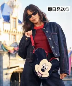 新作 2026 ディズニー ミッキー ビッグフェイス ミニトート ショルダー