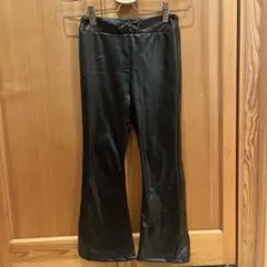 SHEIN ブラック フレアパンツ 7Y