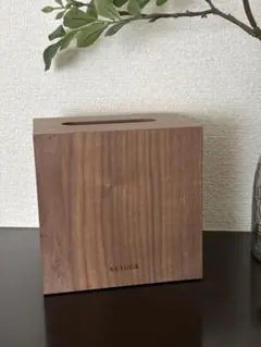 KEYUCA ケユカ クラスタ コンパクトティッシュケース 木