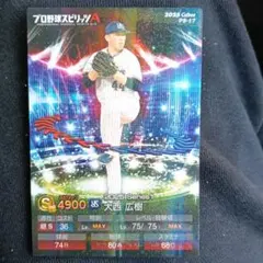 プロ野球チップス　プロスピ　ヤクルトセット 大西広樹、木澤尚文