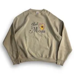 貴重【VINTAGE】USA古着 90s プーさん キャラクター刺繍 スウェット