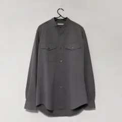 秋　冬　1.2万　UNITED ARROWS ポンチ バンドカラー シャツ