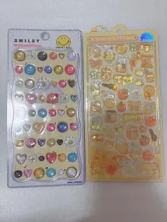 SMILEY プチドロップステッカー＆ボンボンドロップ シール はちみつボンボン
