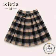 icietla チェック柄 フレアスカート Mサイズ