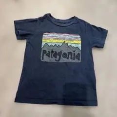 patagonia パタゴニア　キッズ　Tシャツ 3T ネイビー