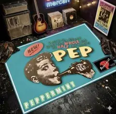 【新品】Peppermint ペパーミント PEPロゴ マット クリームソーダ