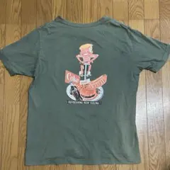 GU Coca-Cola Tシャツ カーキ 半袖　XL