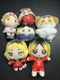 ハイキュー!! 孤爪研磨 ぬいぐるみ 6体