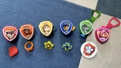 パウパトロール ハッピーセット　おもちゃ 6個セット（バッチ付き）